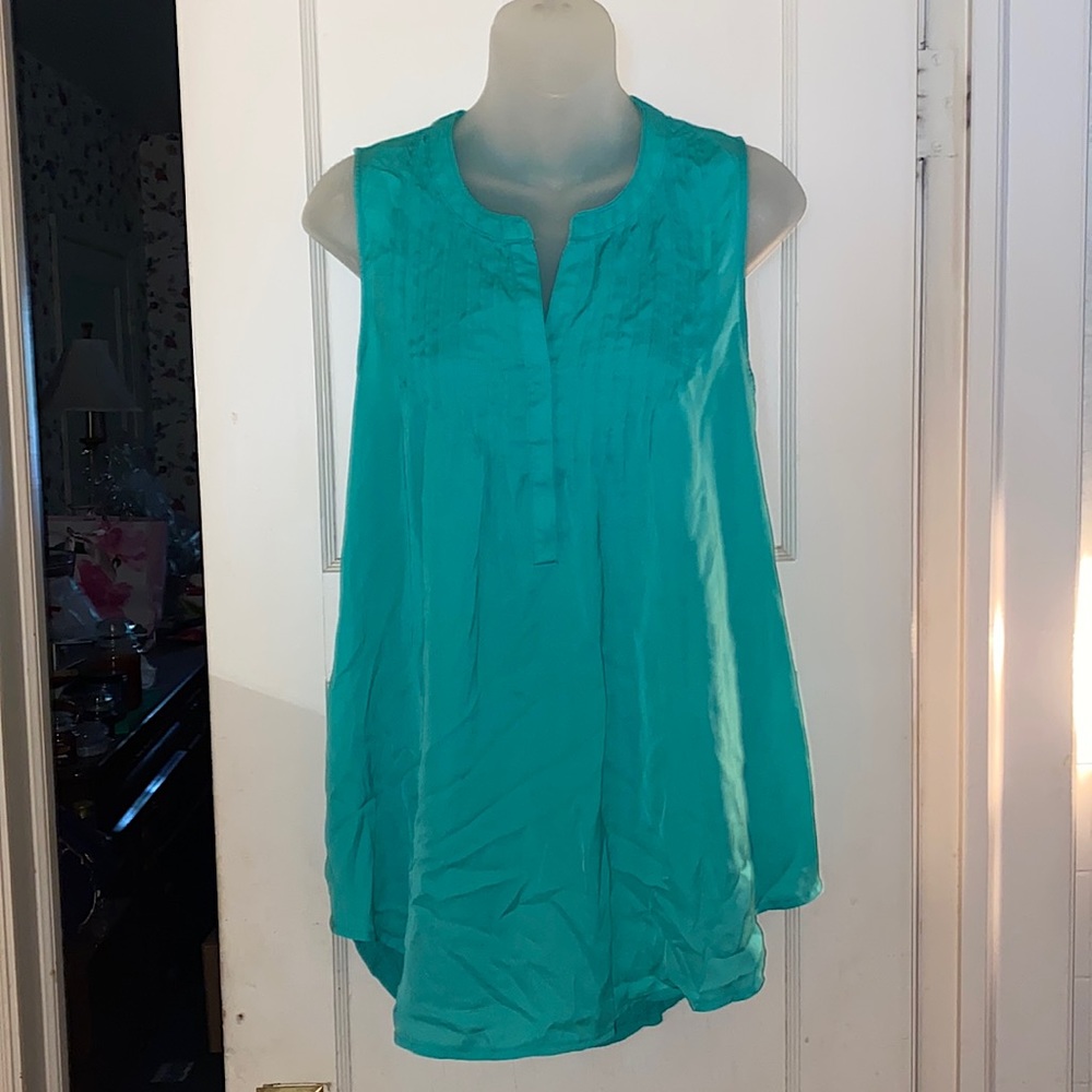 Merona green sleeveless too